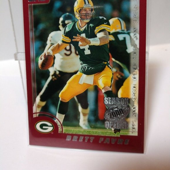 2000 Topps Season Opener Brett Favre card #154 Green Bay Packers GQ. - Picture 3 of 7
